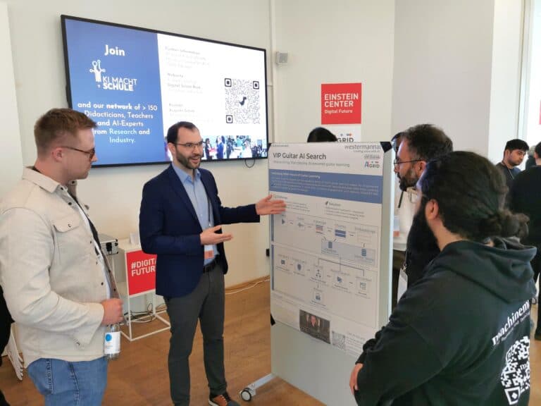 Präsentation der VIP-Guitar AI Search beim AI Grid Summit 2025 Berlin